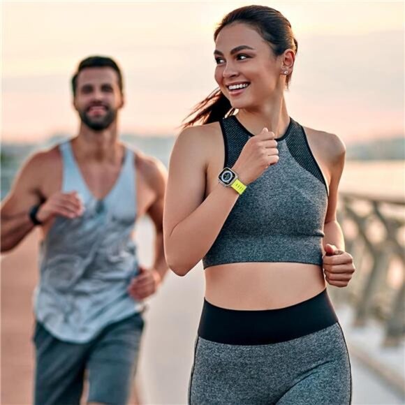 Sport Soft Silicone Compatible with Apple Watch Ocean Band Wristband Ultra 9 8 7 - Picture 5 of 6